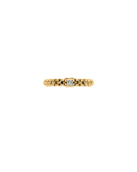 FOPE 18Kt Yellow Italian Gold SOULS Diamond Flex'It Ring - L