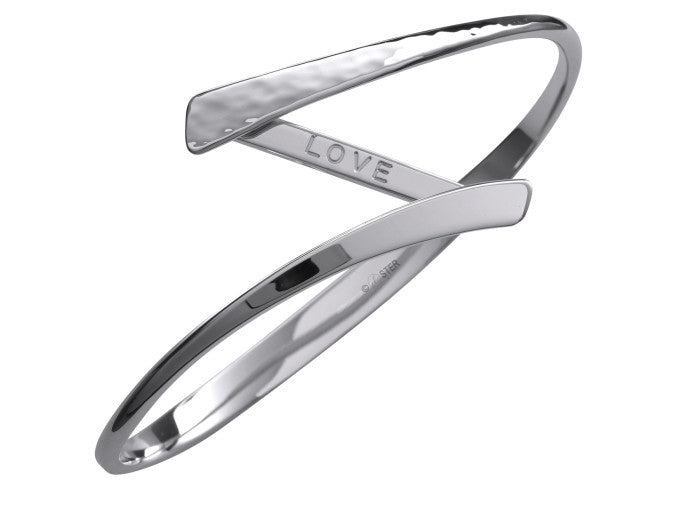 E.L. Designs Sterling Silver Secret Devotion Bangle Bracelet