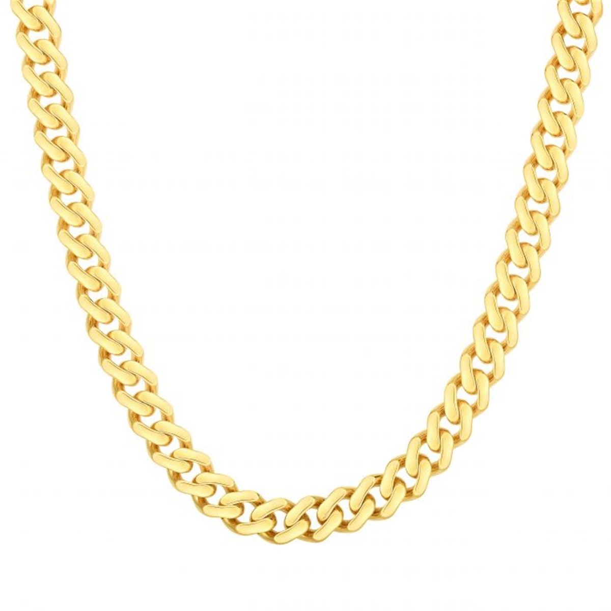 24" 10Kt Yellow Gold 6.1mm Miami Cuban Chain
