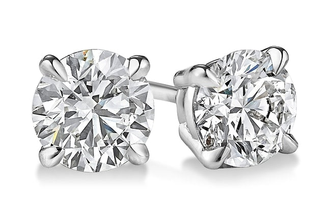 14Kt White Gold 1cttw Lab-Grown Diamond Stud Earrings