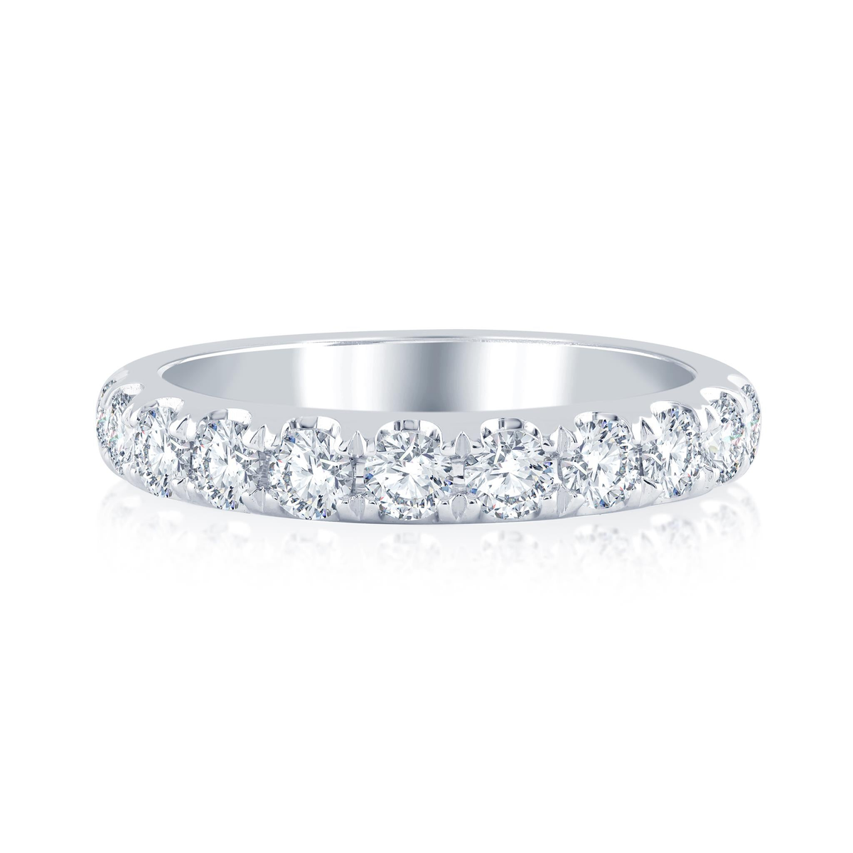 14Kt White Gold Galaxy Ring With 1.50cttw Natural Diamonds