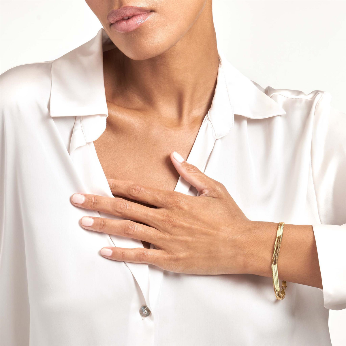 14Kt Yellow Gold Snake Chain Bracelet