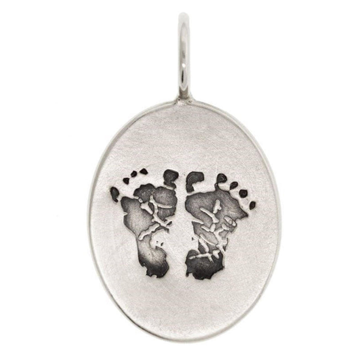 Heather Moore Sterling Silver Baby Feet Charm