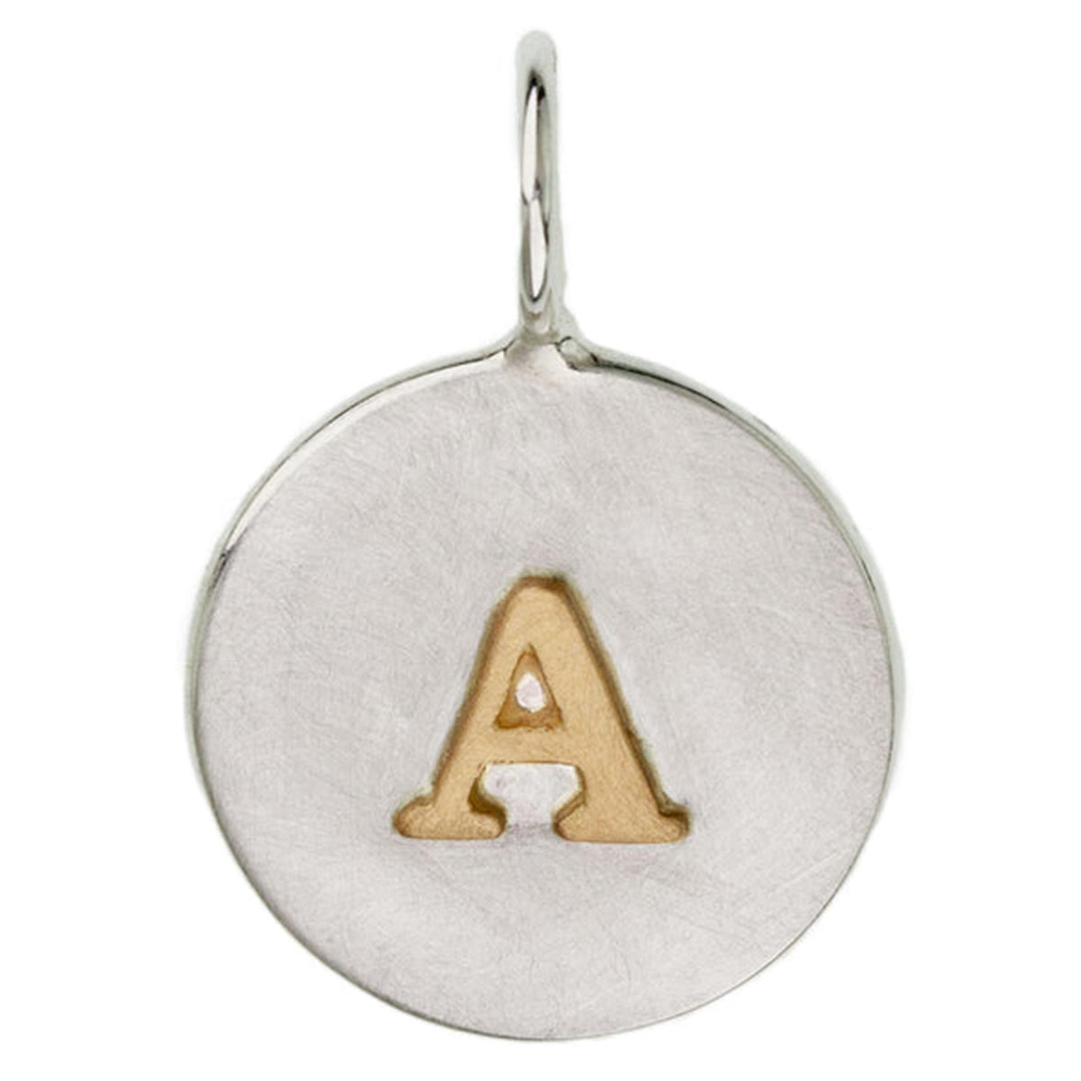 Heather Moore Sterling Silver & 14Kt Initial Pendant