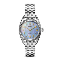 Shinola Derby Stainless Steel/Pearl Blue 30mm Quartz Watch