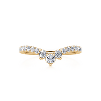 14Kt Yellow Gold 0.30cttw Natural Diamond Tiara Band