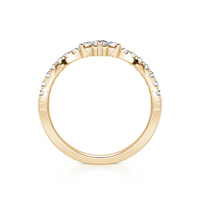 14Kt Yellow Gold 0.30cttw Natural Diamond Tiara Band