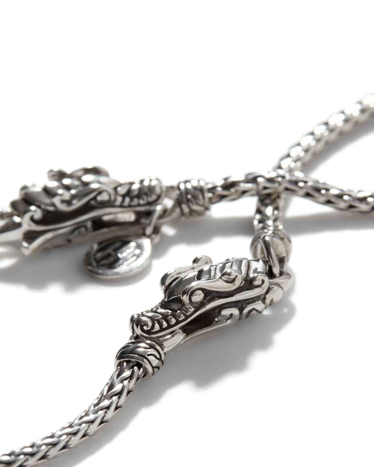 John Hardy Naga Heritage Silver Triple Station Bracelet