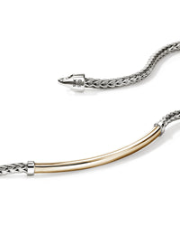 John Hardy 14Kt Gold & Sterling Silver JH Essentials 2.5mm Bracelet
