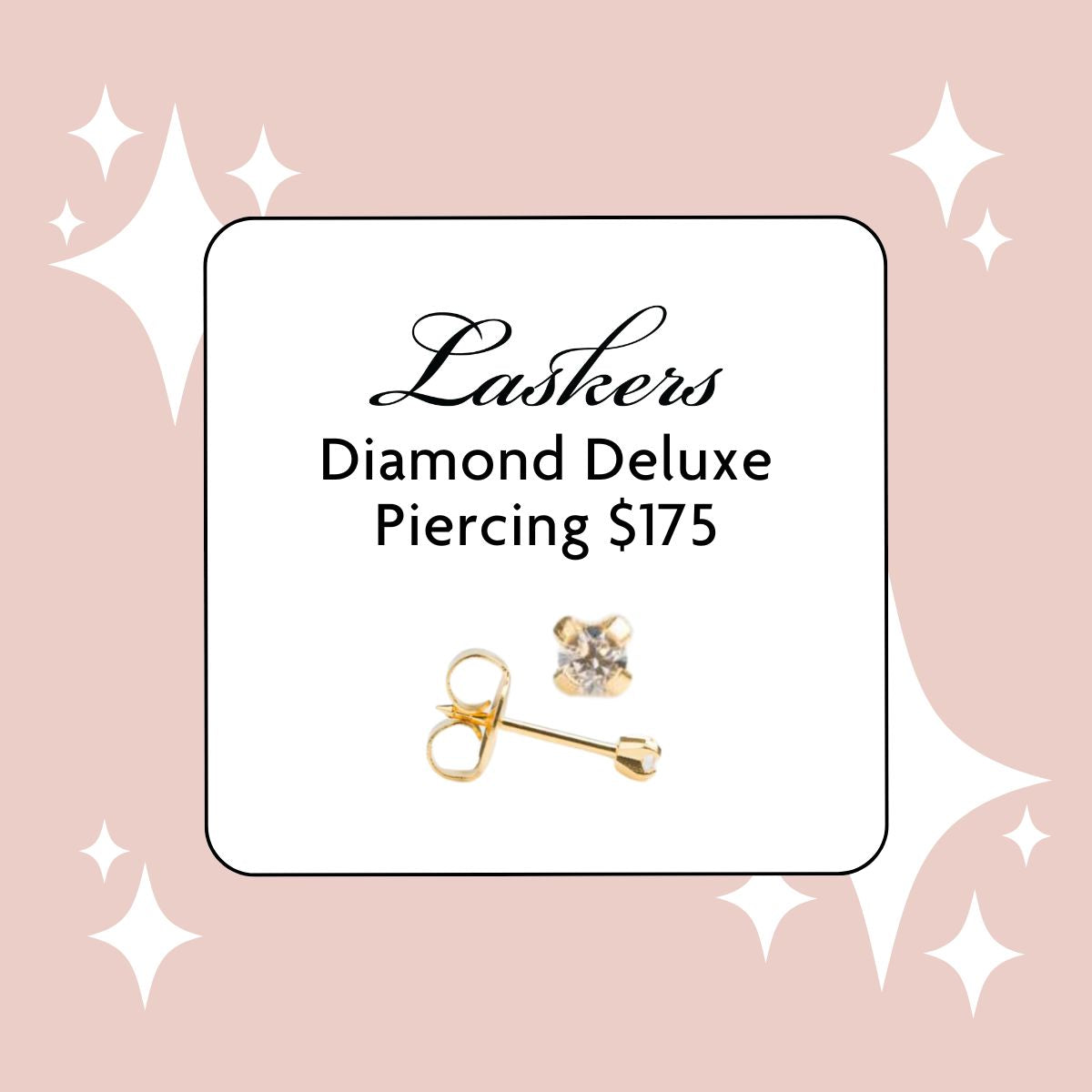 Diamond Deluxe Ear Piercing Package