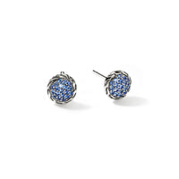 John Hardy Pave Stud Earrings with Gemstones