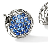 John Hardy Pave Stud Earrings with Gemstones