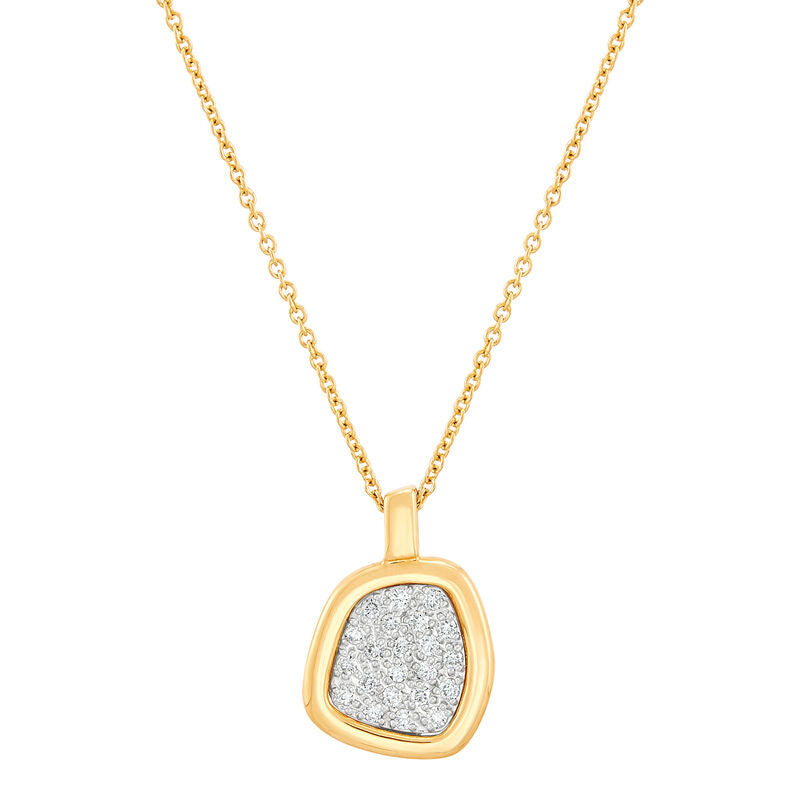14Kt Yellow Gold 0.25cttw Diamond Pendant