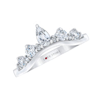 Tiara Collection Curved Band With .50cttw Natural Diamonods