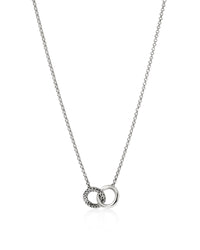 John Hardy JH Essentials Sterling Silver Interlinking Mini Rolo Chain Necklace