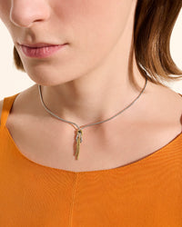 John Hardy 14Kt & Sterling Silver Love Knot 1.8mm Chain Necklace