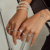 Ania Haie Sterling Silver Dome Ring