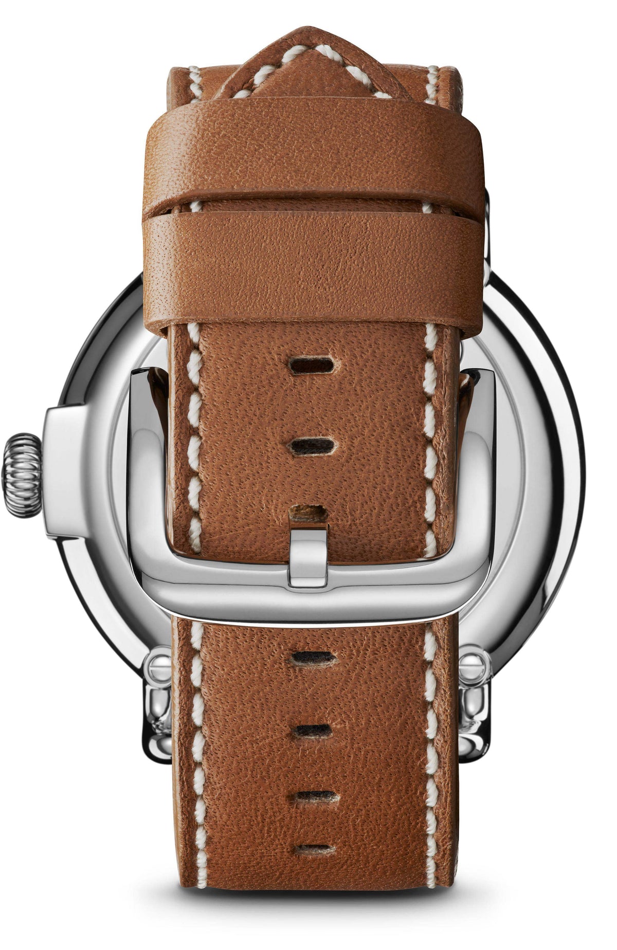 Shinola Runwell 47mm White/Tan Quartz Watch