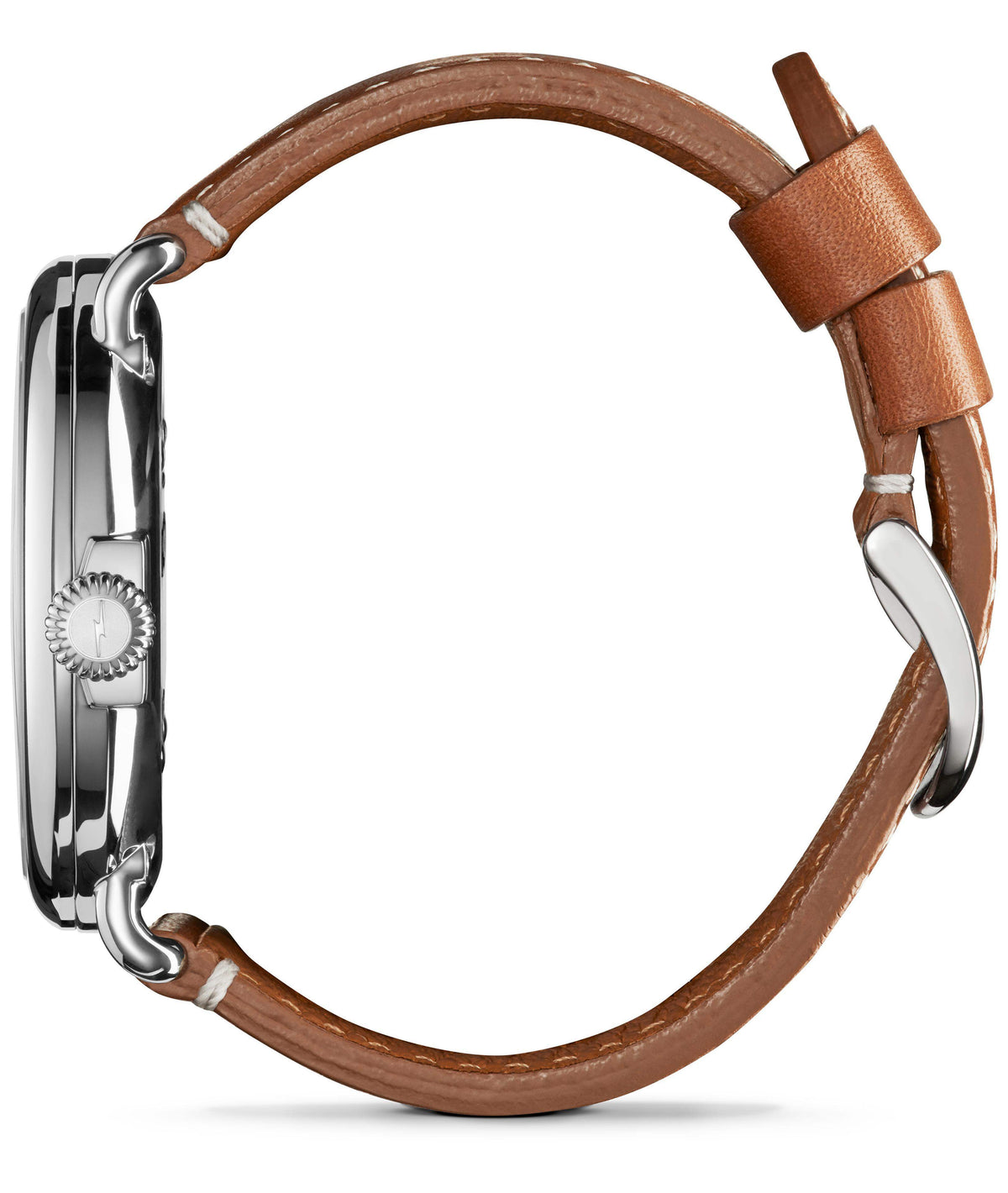 Shinola Runwell 47mm White/Tan Quartz Watch