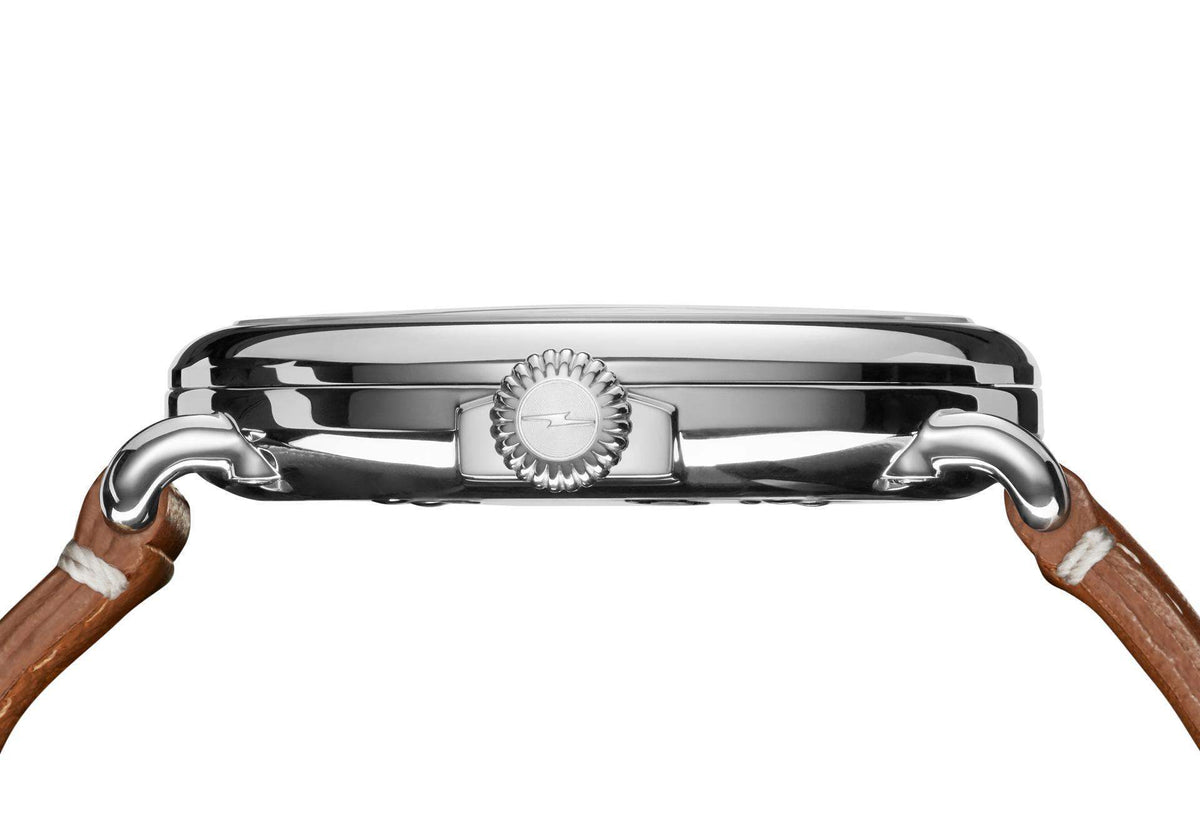 Shinola Runwell 47mm White/Tan Quartz Watch