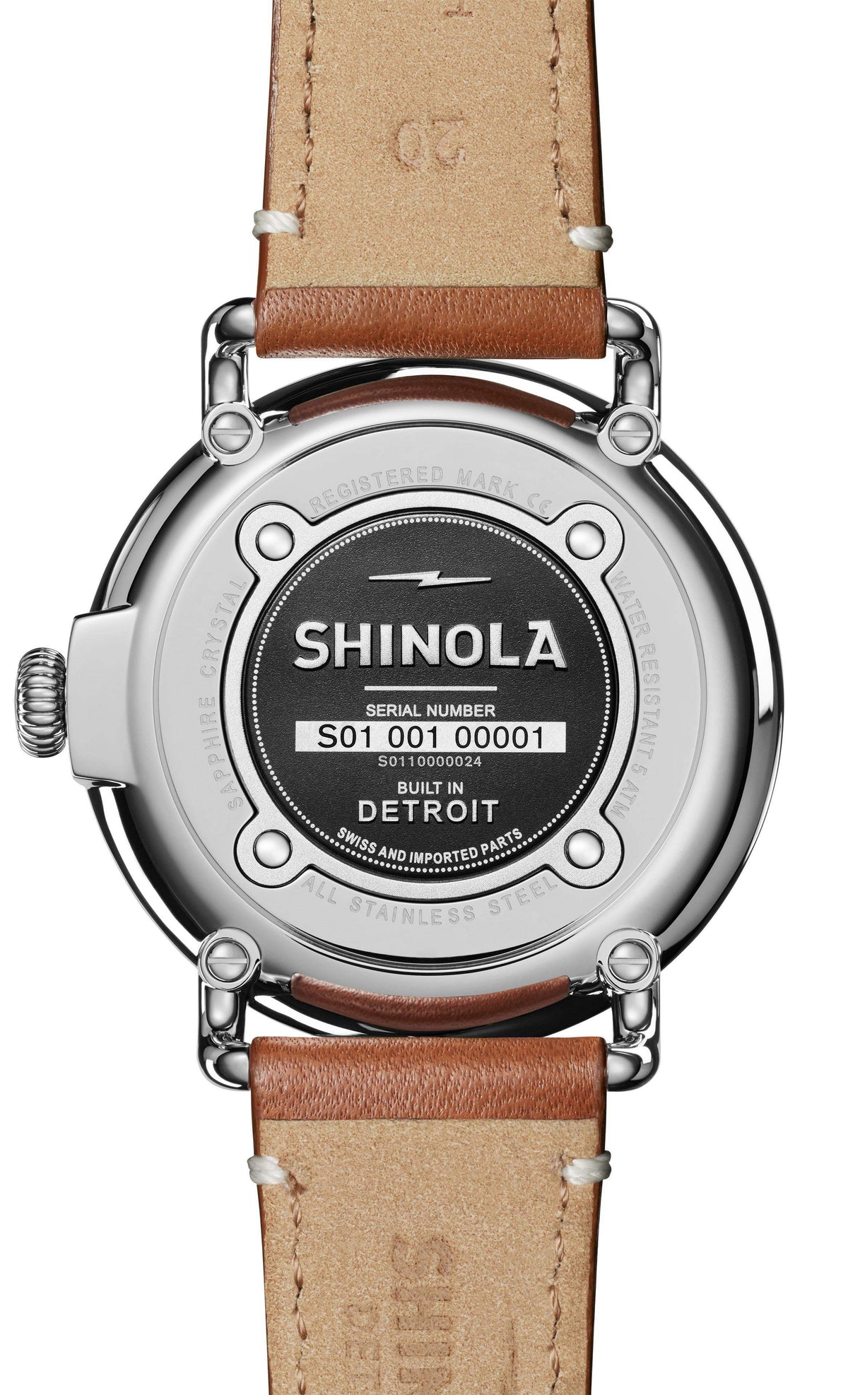 Shinola Runwell Tan/Blue/Gray 41mm Quartz Watch