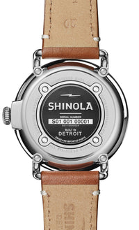 Shinola Runwell Tan/Blue/Gray 41mm Quartz Watch