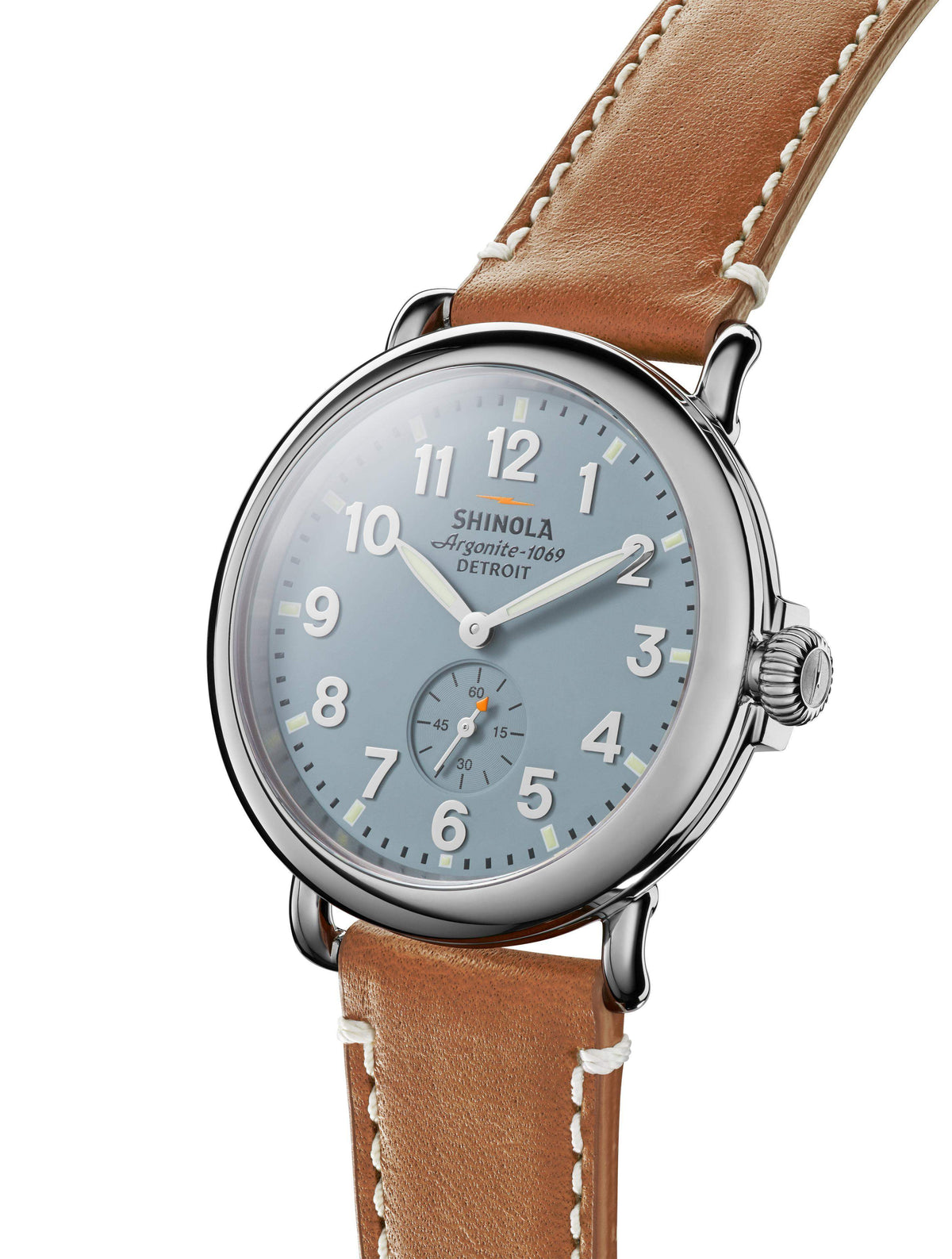 Shinola Runwell Tan/Blue/Gray 41mm Quartz Watch