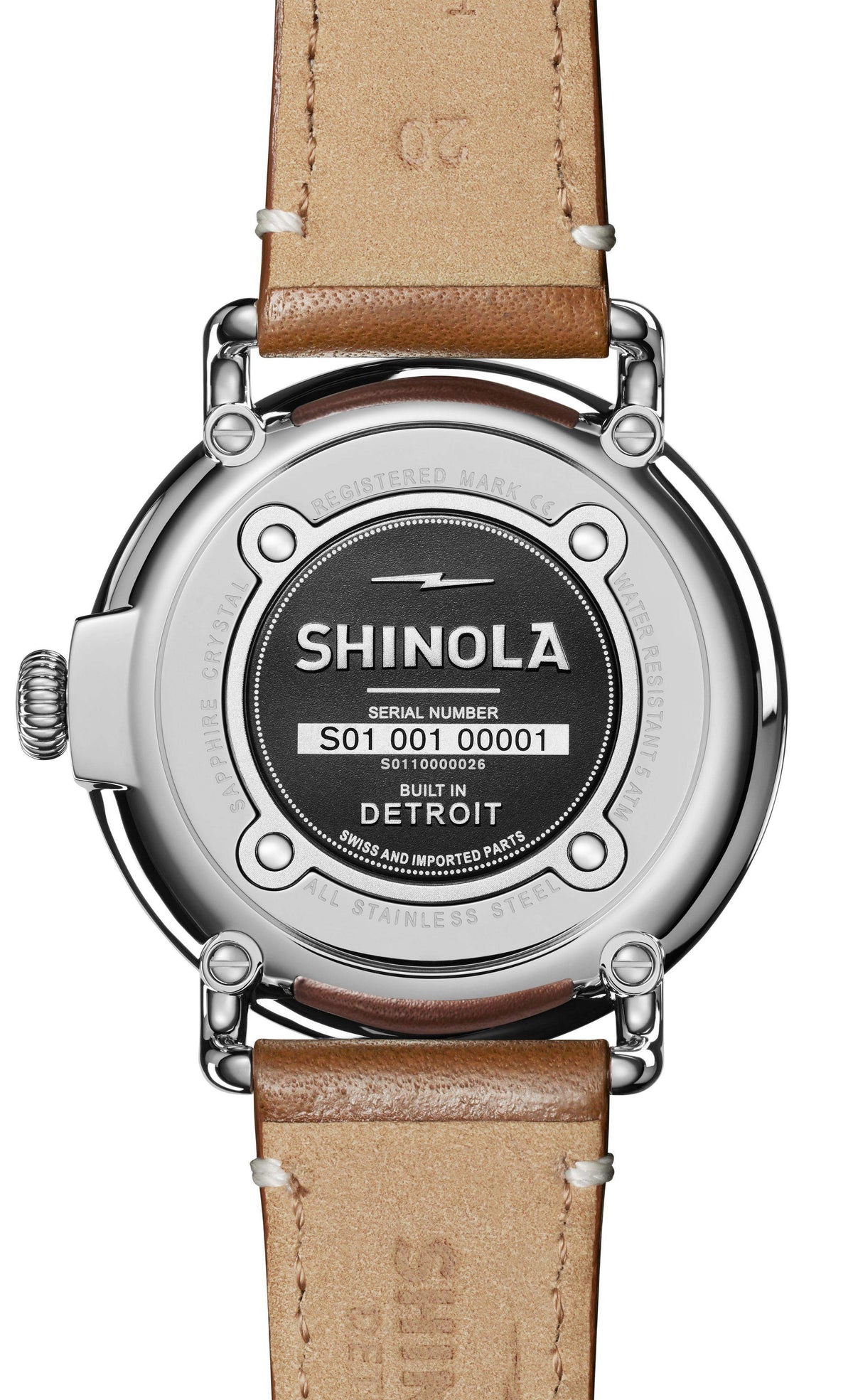Shinola Runwell Brown/Green 41mm Quartz Watch