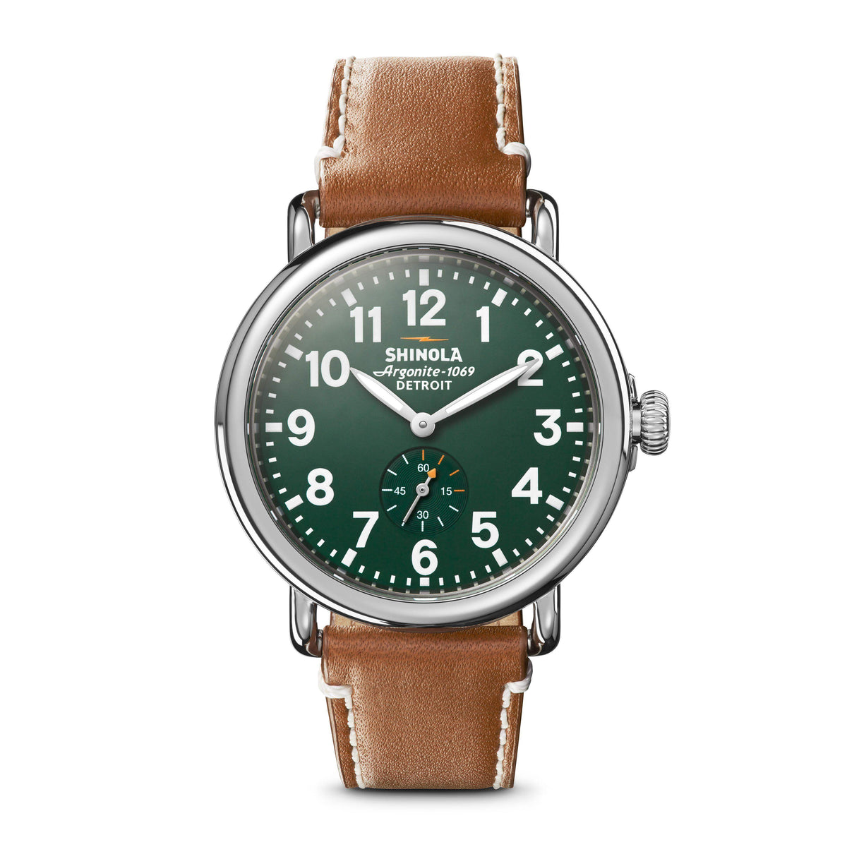 Shinola Runwell Brown/Green 41mm Quartz Watch