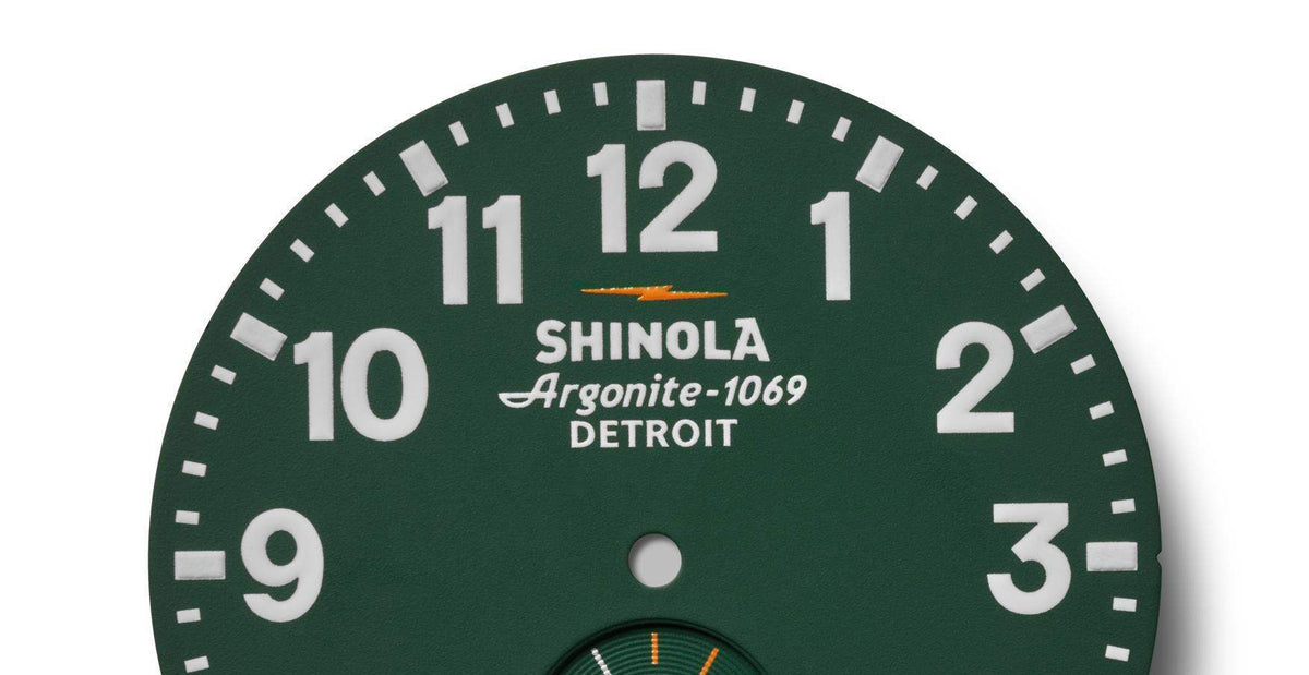 Shinola Runwell Brown/Green 41mm Quartz Watch
