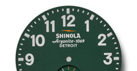 Shinola Runwell Brown/Green 41mm Quartz Watch