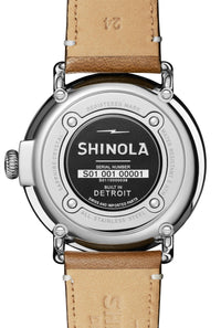 Shinola Runwell Largo Tan/Green 47mm Argonite 1069 Quartz Watch