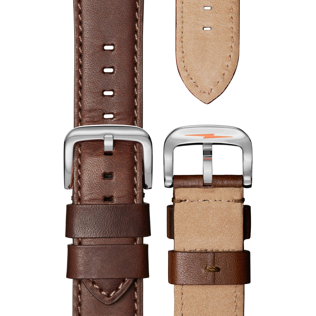 Shinola Runwell Chronograph Brown/Blue 47mm Argonite 5021 Quartz Watch