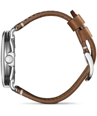 Shinola Runwell Tan/White 41mm Quartz Watch