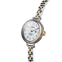 Shinola Birdy Stainless Steel Two-Tone Strap 34mm Mother of Pearl Quartz Watch