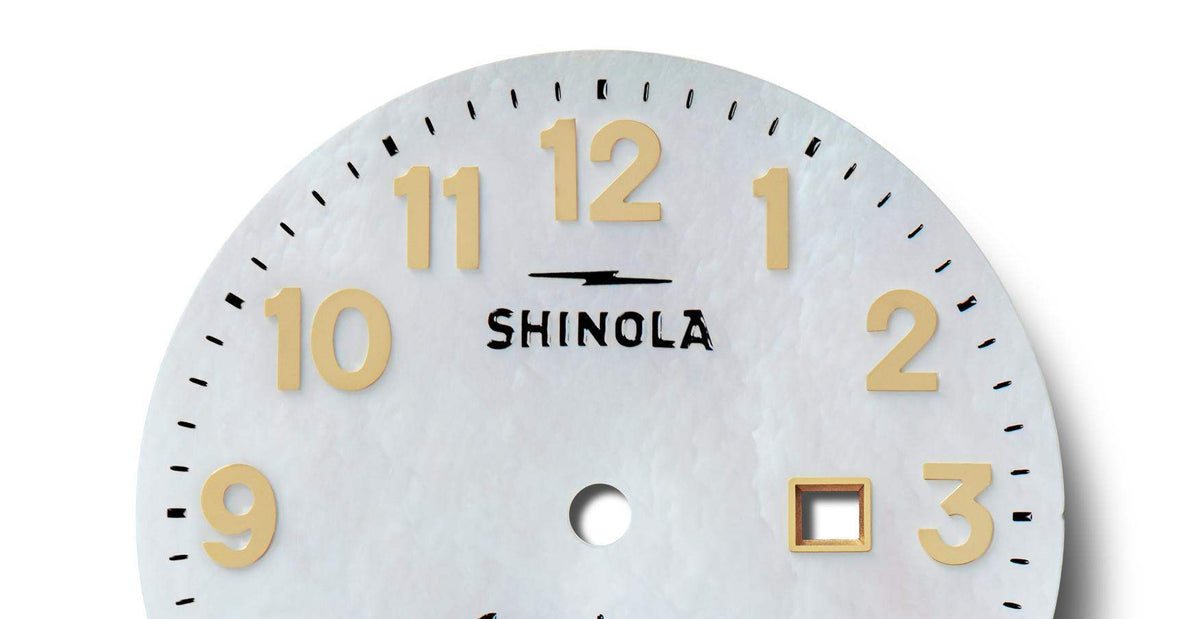 Shinola Birdy Stainless Steel Two-Tone Strap 34mm Mother of Pearl Quartz Watch