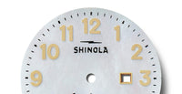 Shinola Birdy Stainless Steel Two-Tone Strap 34mm Mother of Pearl Quartz Watch