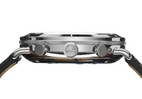 Shinola Canfield Sport Black Leather/Black 45mm Quartz Watch