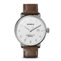 Shinola Canfield Watch with Alabaster Dial