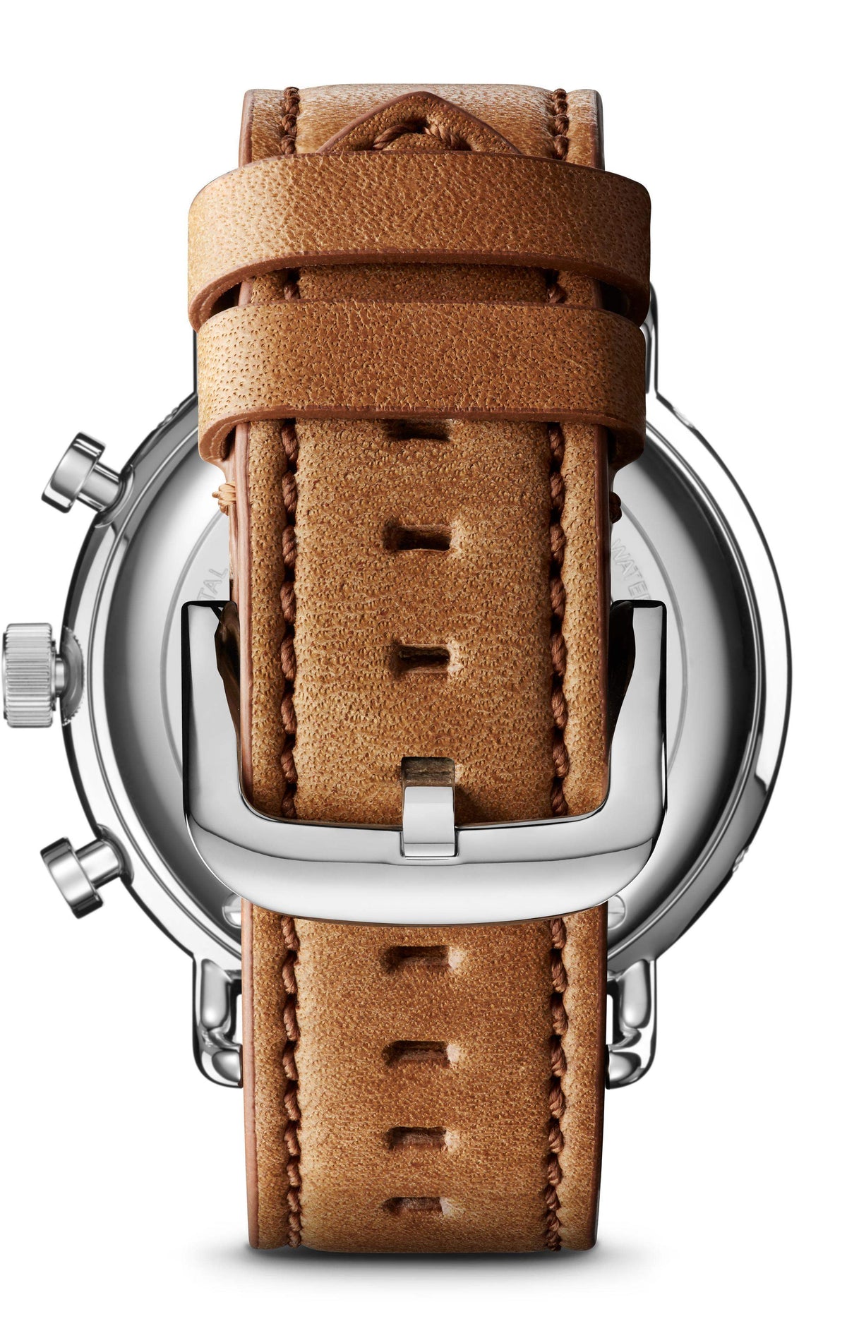 Shinola Canfield Sport Natural Leather/White Quartz Watch