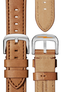 Shinola Canfield Sport Natural Leather/White Quartz Watch