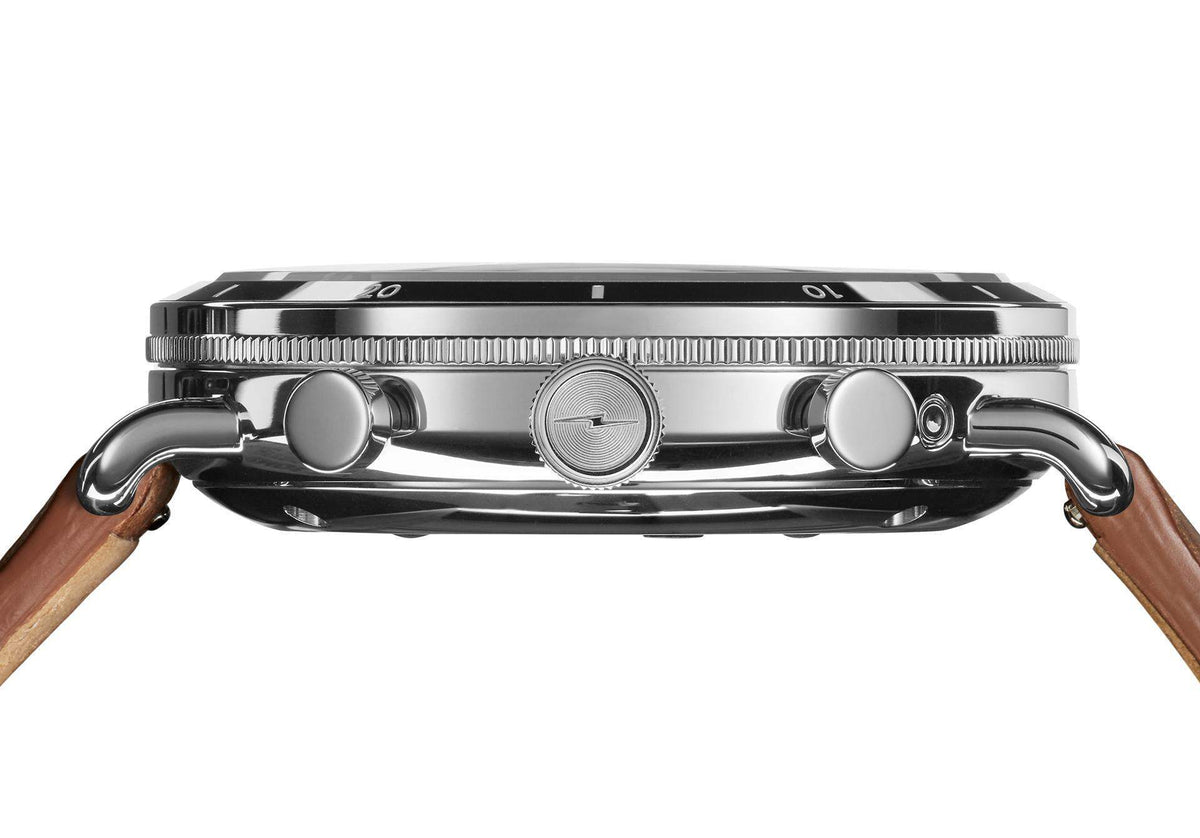 Shinola Canfield Sport Natural Leather/White Quartz Watch