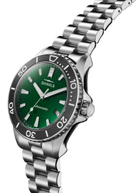 Shinola Lake Ontario Monster Stainless Steel/Green 43mm Automatic Watch