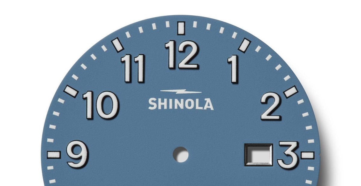Shinola Runwell British Tan/Blue 41mm Quartz Watch