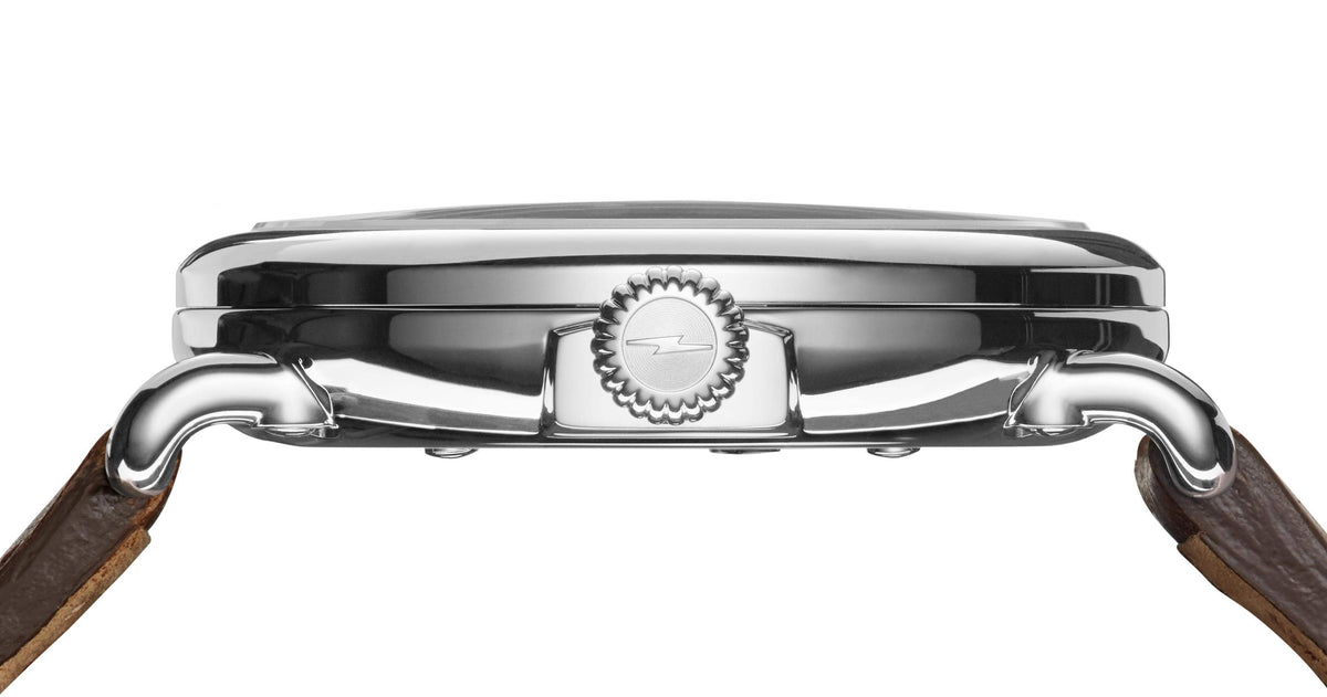 Shinola Runwell British Tan/Blue 41mm Quartz Watch