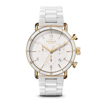 Shinola Canfield Sport White Ceramic/White 40mm Quartz Watch