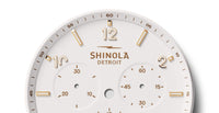 Shinola Canfield Sport White Ceramic/White 40mm Quartz Watch