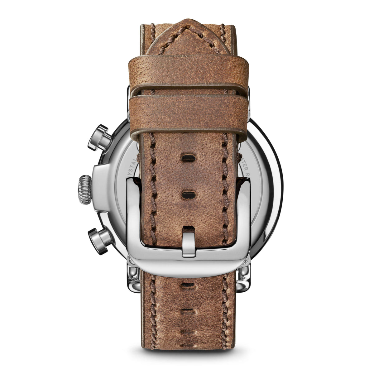 Shinola Runwell Chronograph British Tan LeathermMidnight Blue 41mm Quartz Watch