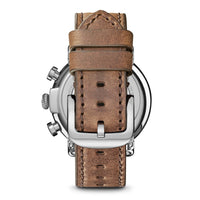 Shinola Runwell Chronograph British Tan LeathermMidnight Blue 41mm Quartz Watch