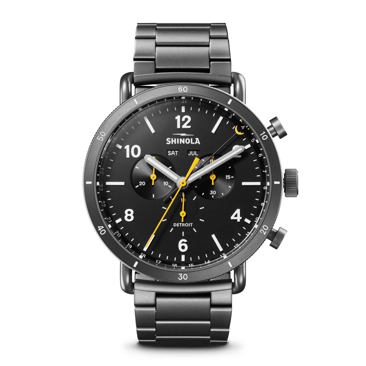 Shinola Canfield Sport PVD Gunmetal/Black 45mm Quartz Watch